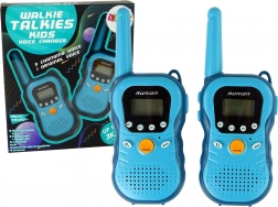 Stații walkie-talkie pentru copii – set albastru 2 buc