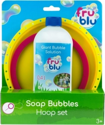 FRU BLU set cu inel pentru baloane de săpun + soluție 0,4 l