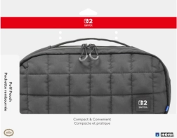 HORI Puff Pouch husă neagră pentru NINTENDO SWITCH 2