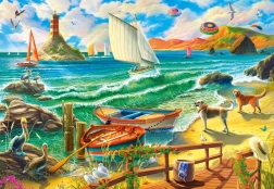 Puzzle 1000 piese Weekend la mare
