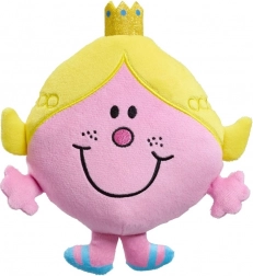 Păpușă de pluș LITTLE MISS PRINCESS – prințesă roz cu coroană