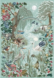 Puzzle The Art File: râu înghețat 1000 piese