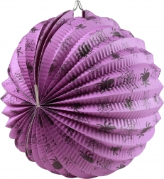 Lampion de Halloween cu motiv de păianjeni 25 cm