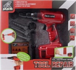 Bormașină cu baterii pentru copii cu accesorii