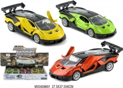 Model auto din metal 1:32 cu lumină și mecanism pull-back