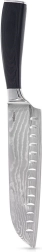 Cuțit de bucătărie santoku din oțel damasc 31 cm