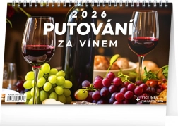 Calendar de birou Călătorie pentru vinuri 2026