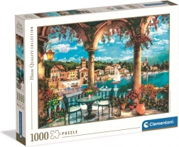 Puzzle 1000 piese BALCONY VIEW OF LAKE COMO de la Clementoni