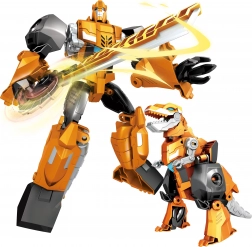Dinorobot T‑Rex galben 19 cm