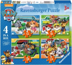 Puzzle Ravensburger PAW PATROL – 4în1 (12/16/20/24 piese)