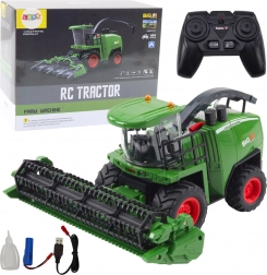 Combine verde telecomandat pentru porumb și cereale 1:24