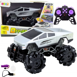 Pickup RC off-road 1:16 cu lumini și efect de fum