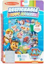 Autocolante puffy reutilizabile PAW PATROL – carte de activități 19 × 28 cm