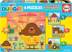 Puzzle Educa Hey Duggee 4 în 1