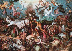 Puzzle 1000 piese Muzeul Bruegel, Căderea îngerilor răzvrătiți