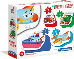 Primul meu puzzle – mijloace de transport 4 în 1