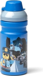 Lego City sticlă pentru copii albastră 390 ml