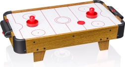 Air hockey de masă cu decor din lemn