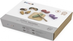 Set din lemn pentru tăierea legumelor pentru copii