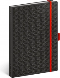 NOTIQUE carnet liniat TERIBEAR A5, negru, 15 × 21 cm