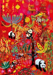 Puzzle cu panda 1000 piese MAGNOLIA