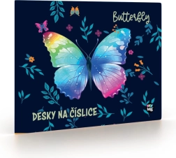 Dosar pentru cifre Fluture pentru clasa întâi