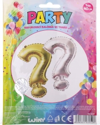 Balon gonflabil semn de întrebare 40 cm