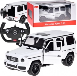 Rastar mașină cu telecomandă MERCEDES-AMG G 63 1:14 cu lumini – albă