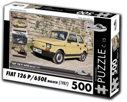 Puzzle Retro-mașini Fiat 126p Maluch (1987) – 500 piese