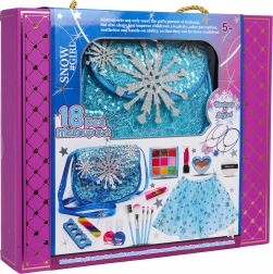 Set de machiaj pentru copii cu fustiță albastru îngheț