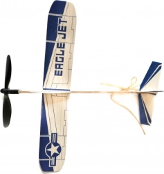 Goki avion cu elastic Eagle Jet din balsa