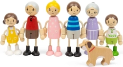 Bigjigs Toys set de păpuși pentru căsuță – familia