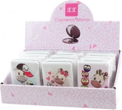 Oglindă de buzunar cu motiv girafă, 6 tipuri