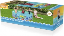 Piscină pliabilă pentru copii BESTWAY 244 × 46 cm cu motiv marin