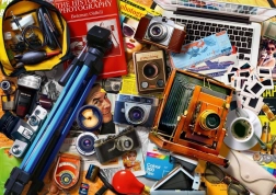 Puzzle Colecția de Aparate Foto Retro 1000 Piese