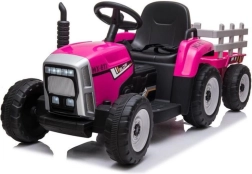 Tractor electric pentru copii Baby Mix Erick cu telecomandă – roz