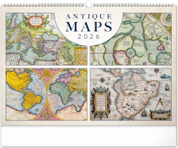 Calendar de perete Hărți vechi 2026