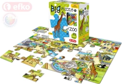 EFKO Baby Puzzle BIG „La zoo” – piese mari, 24 de piese - 1 bucată
