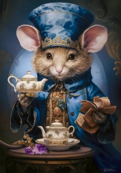 Puzzle 500 piese – Ora ceaiului, Șoricica