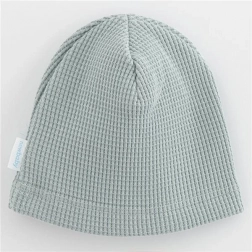 Căciuliță pentru bebeluși din bumbac NEW BABY Luxury Clothing gri