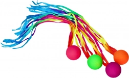 Jucărie cu mingiuță și panglică pentru copii - 1 buc