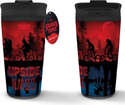 Cană de călătorie din plastic Stranger Things 4 cu capac