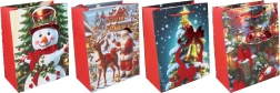 Pungă cadou S 18 × 23 × 10 cm Crăciun