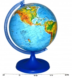 Glob geografic 16 cm