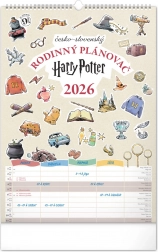 Calendar de perete pentru planificare familială Harry Potter 2026
