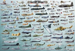 EUROGRAPHICS puzzle avioane militare 2000 piese