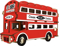 Puzzle 3D din lemn Doubledecker