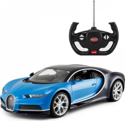 mașină rc bugatti chiron 1:14 albastră