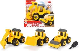 Mașinuță de construcții cu șurubelniță 12,5 cm (4 tipuri)