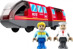 Tren urban electric roșu 2Kids Toys